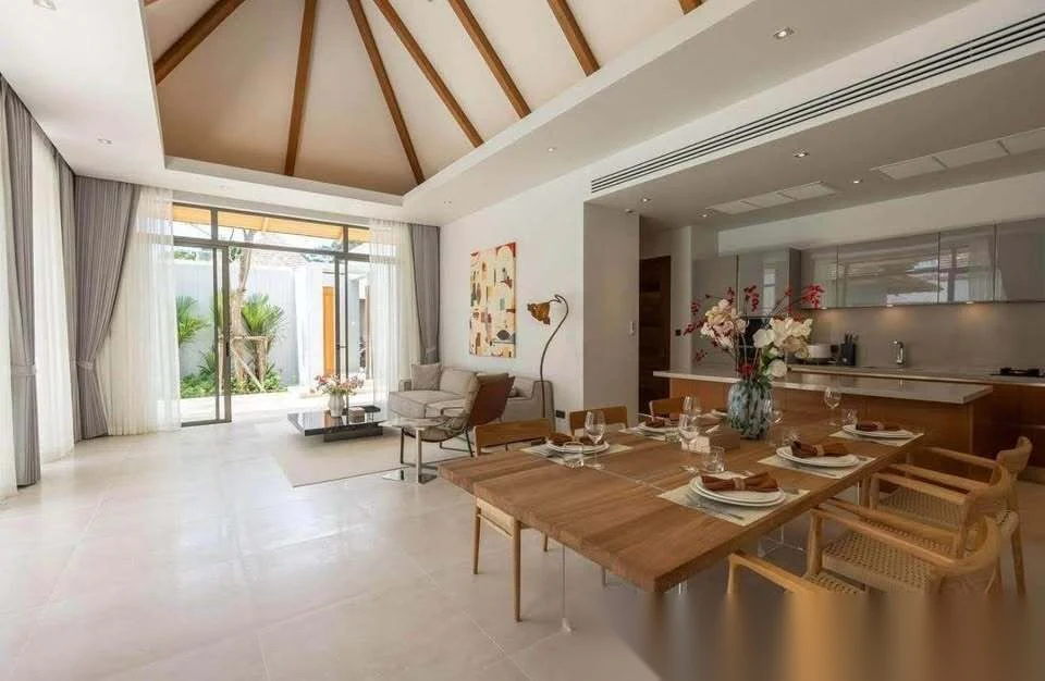 3 Bedroom Villa for rent at Anchan Flora complex · Thep Krasattri · Pool View — photo 4