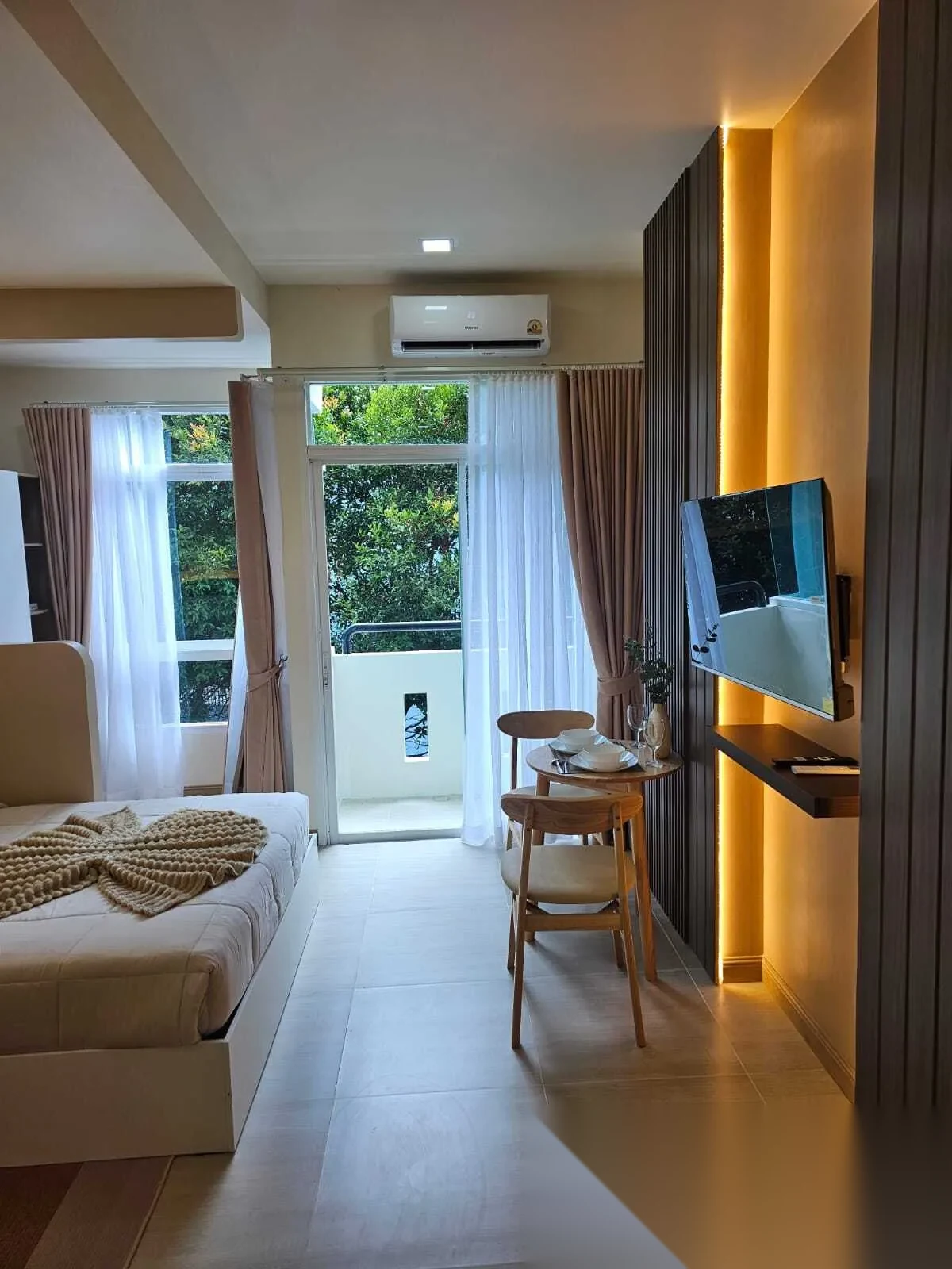 Studio Apartment for rent at The Bell Condominium complex · Chalong · Garden View — photo 2