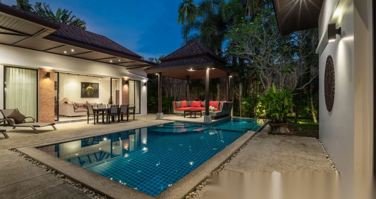 3 Bedroom Villa for rent at Siamaya complex · Si Sunthon · Pool View — photo 2