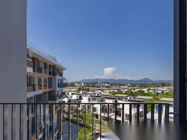 Апартаменты студия в ЖК Skypark Celeste Laguna · Чернг Тале / Bang Tao · Выход к бассейну — фото 9
