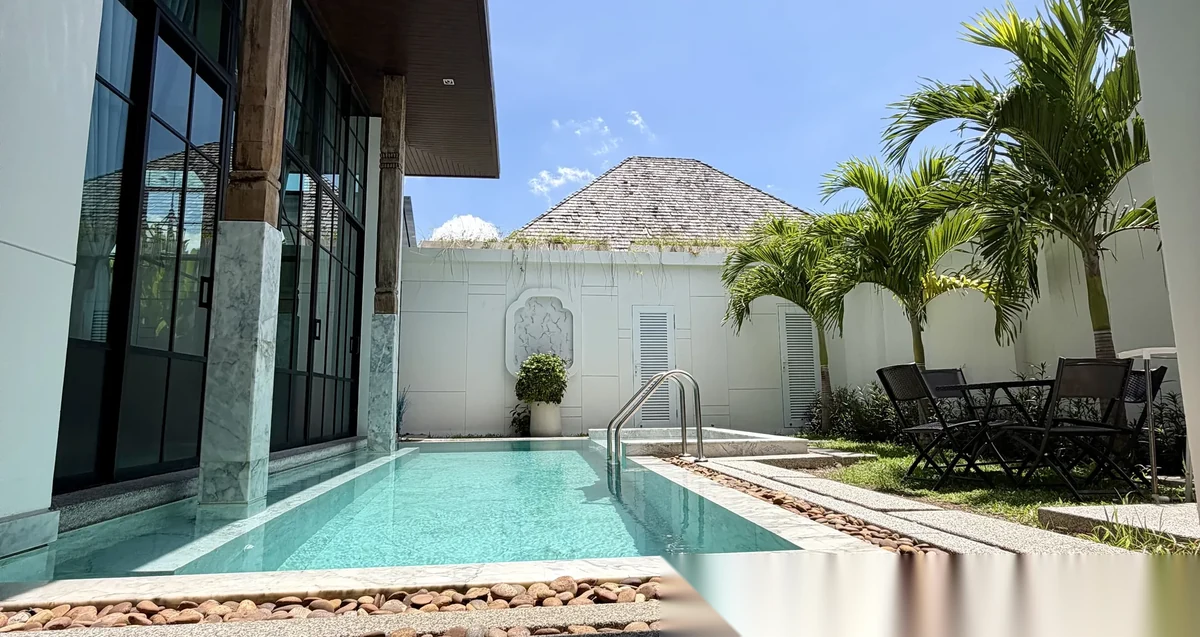 3 Bedroom Villa for sale at Mono Luxury Villa Pasak complex · Si Sunthon · Pool View