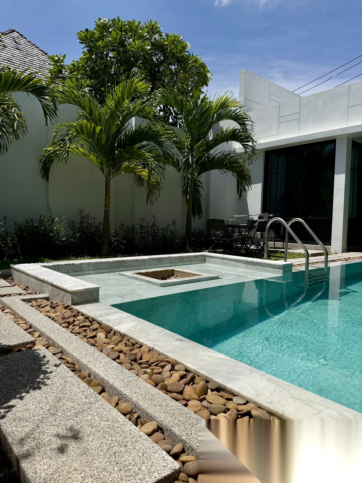 3 Bedroom Villa for sale at Mono Luxury Villa Pasak complex · Si Sunthon · Pool View — photo 4