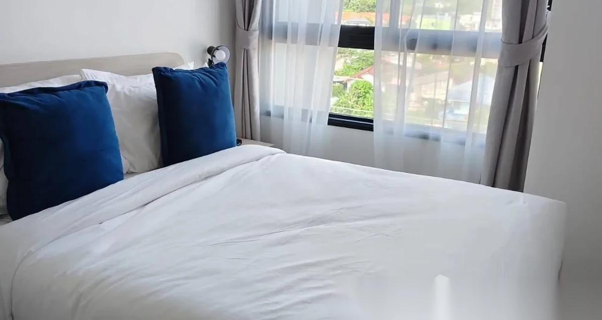 Апартаменты 2BR в ЖК THE BASE Bukit · Вичит · Вид в сад