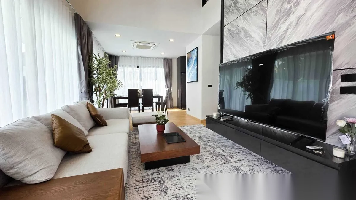 3 Bedroom House for rent at The Passion Thalang complex · Thep Krasattri · Pool View — photo 5