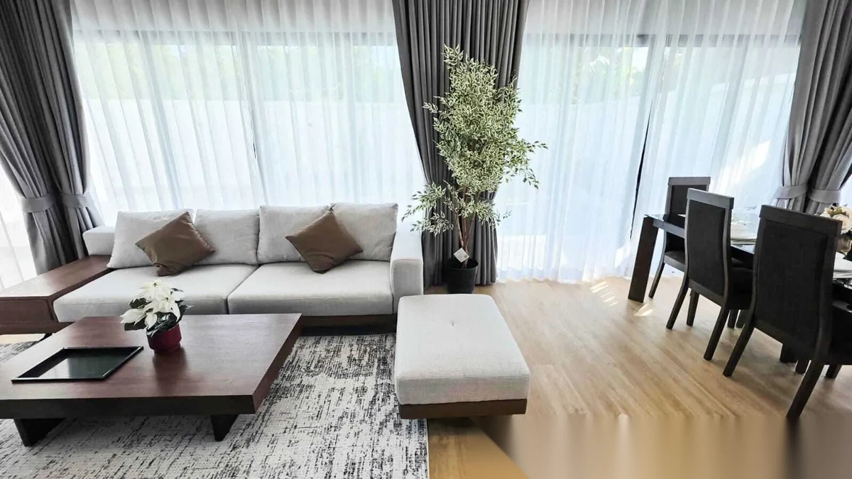 3 Bedroom House for rent at The Passion Thalang complex · Thep Krasattri · Pool View — photo 6