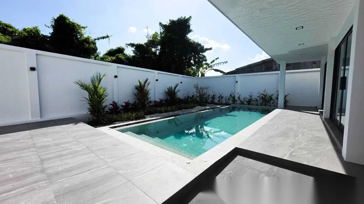 3 Bedroom House for rent at The Passion Thalang complex · Thep Krasattri · Pool View — photo 8