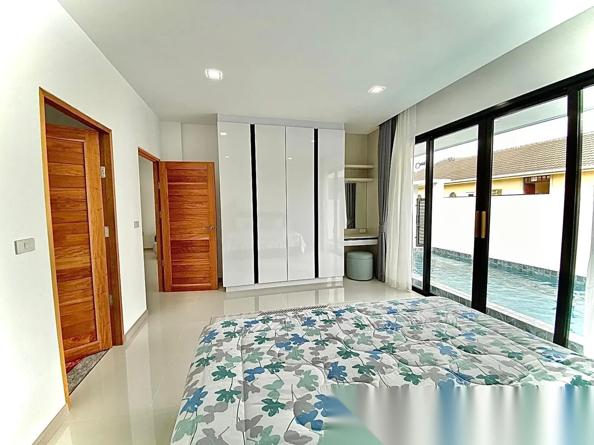 3 Bedroom Villa for rent at Ban Don Garden Home complex · Thep Krasattri · Pool View — photo 5