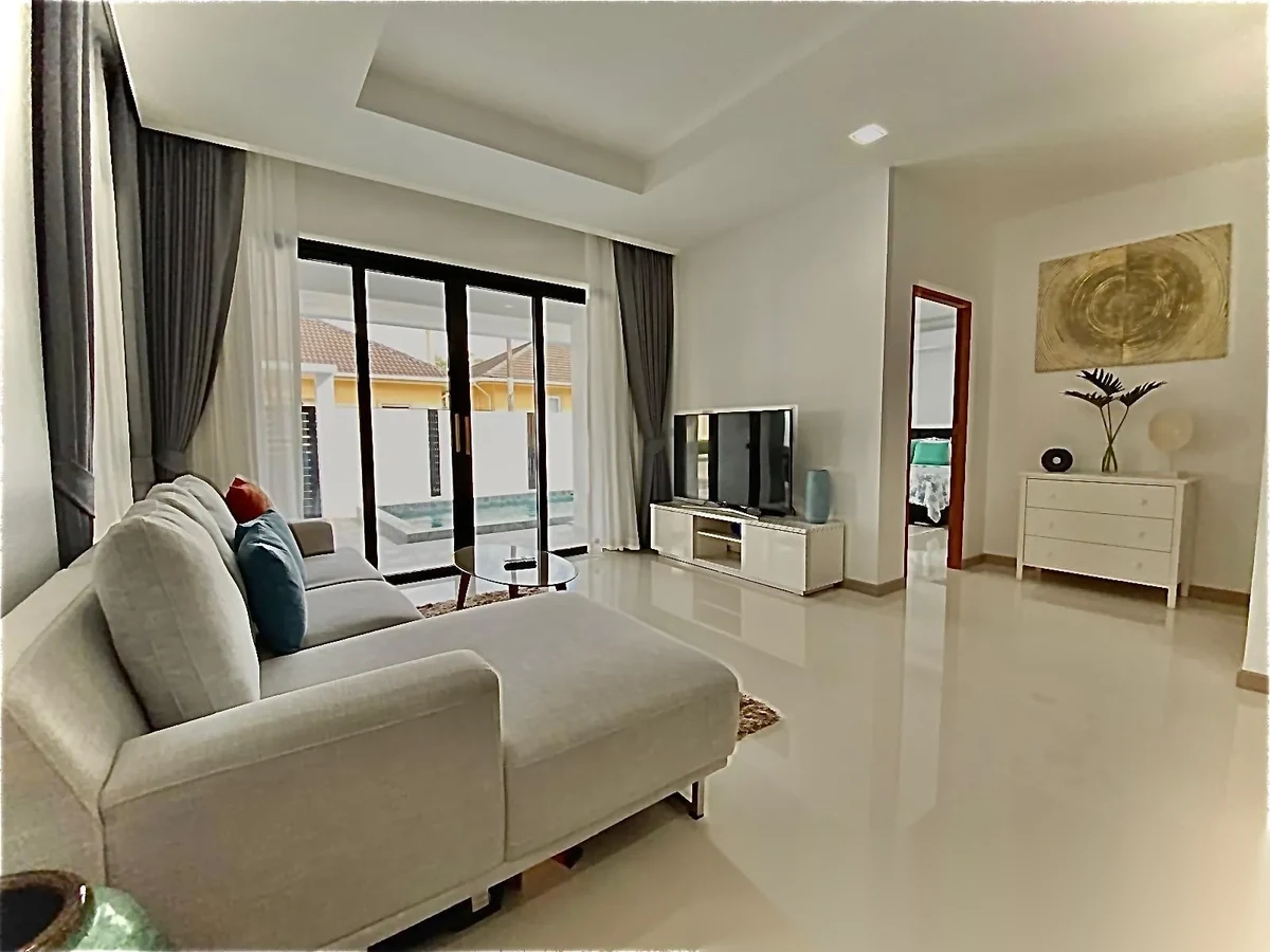 3 Bedroom Villa for rent at Ban Don Garden Home complex · Thep Krasattri · Pool View — photo 11