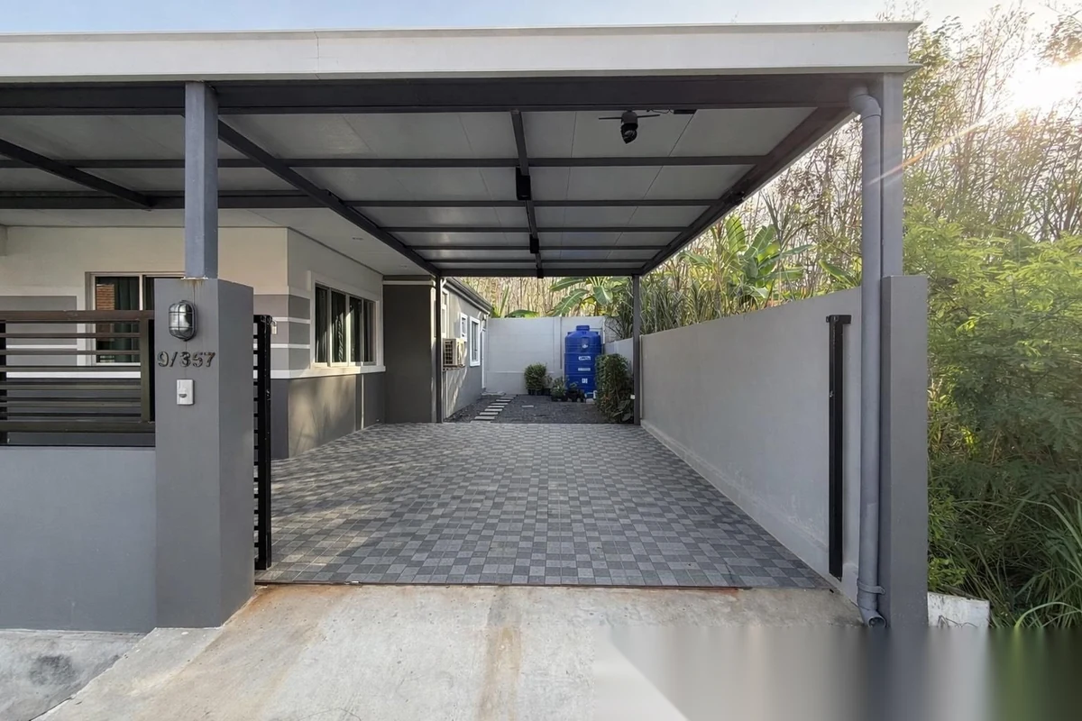 2 Bedroom House for rent at Phanason Garden Home Thalang complex · Thep Krasattri · Garden View — photo 5