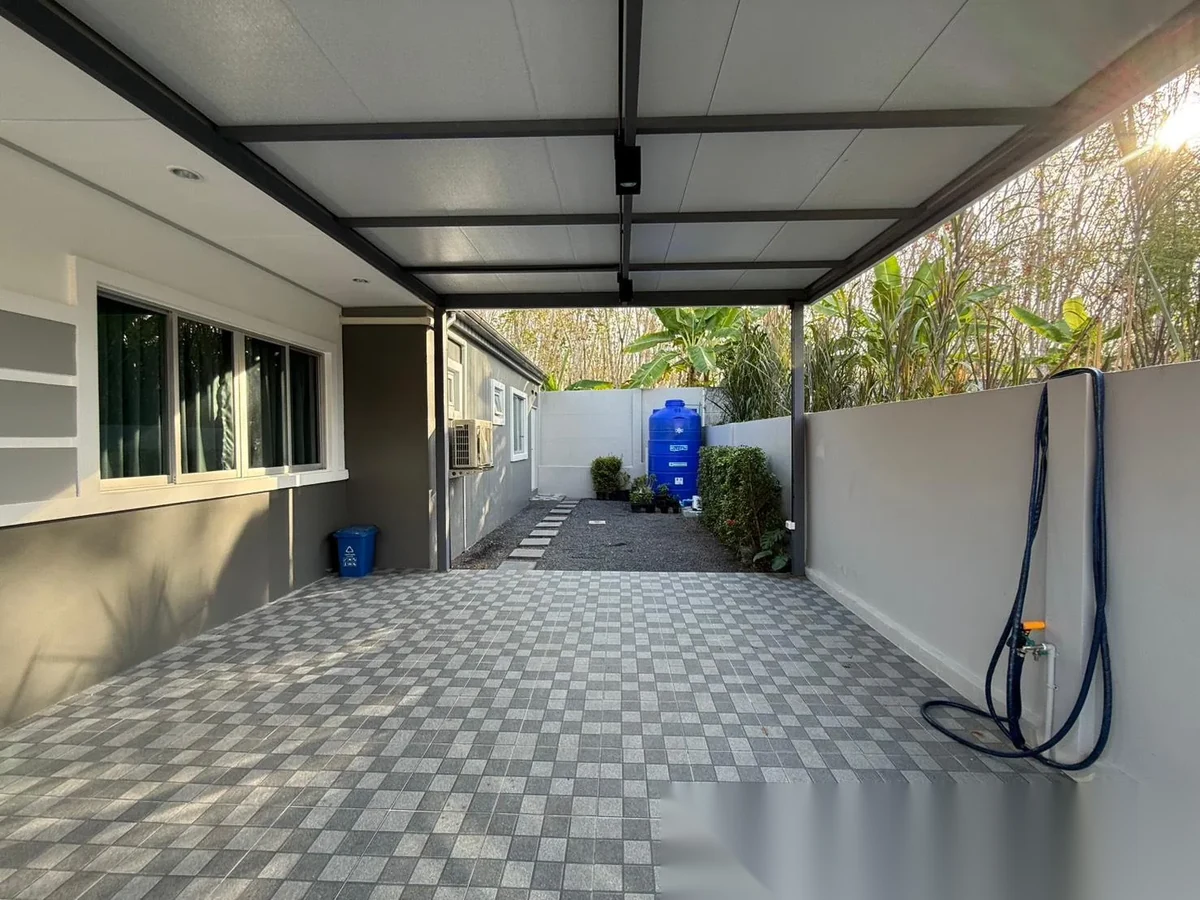 2 Bedroom House for rent at Phanason Garden Home Thalang complex · Thep Krasattri · Garden View — photo 8