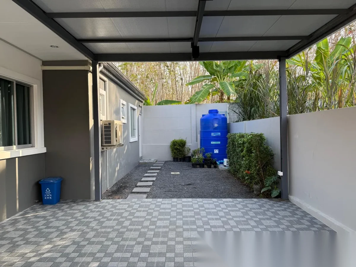 2 Bedroom House for rent at Phanason Garden Home Thalang complex · Thep Krasattri · Garden View — photo 9