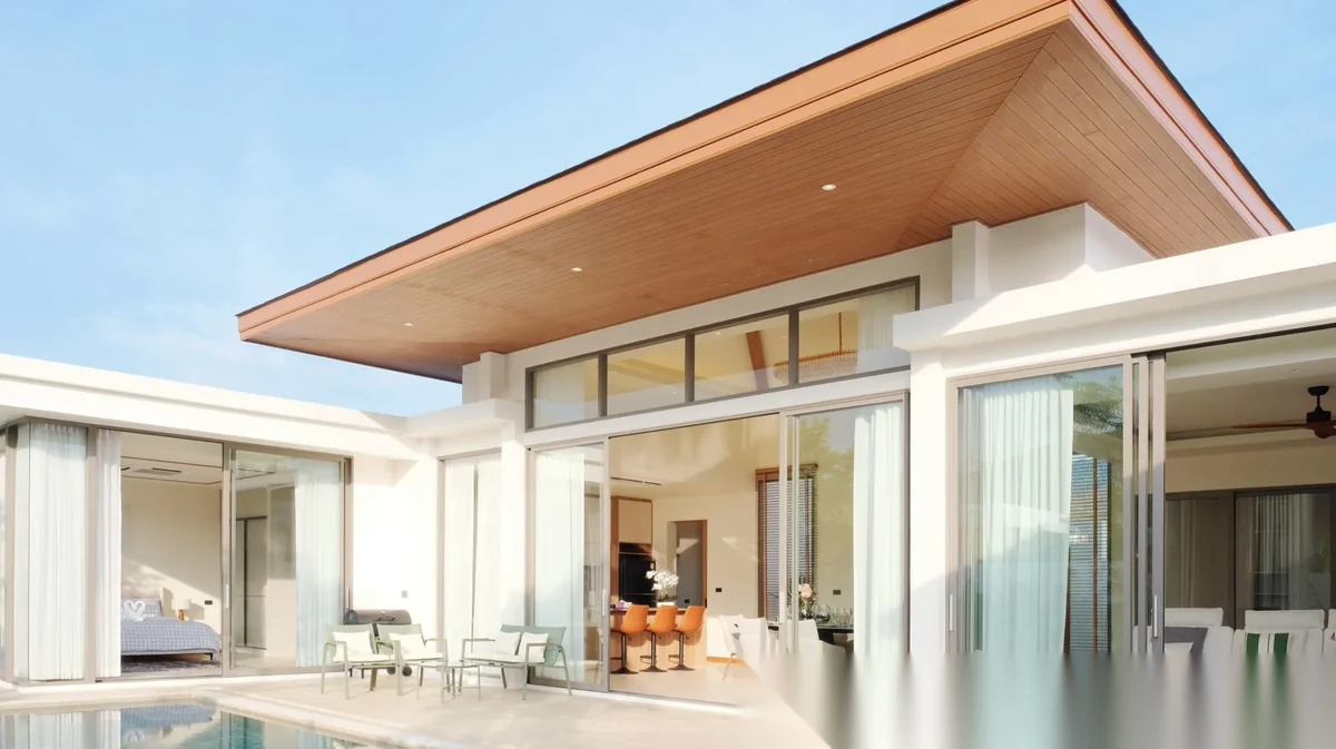 3 Bedroom Villa for rent at The Ozone Campus Villa complex · Thep Krasattri · Pool View — photo 2