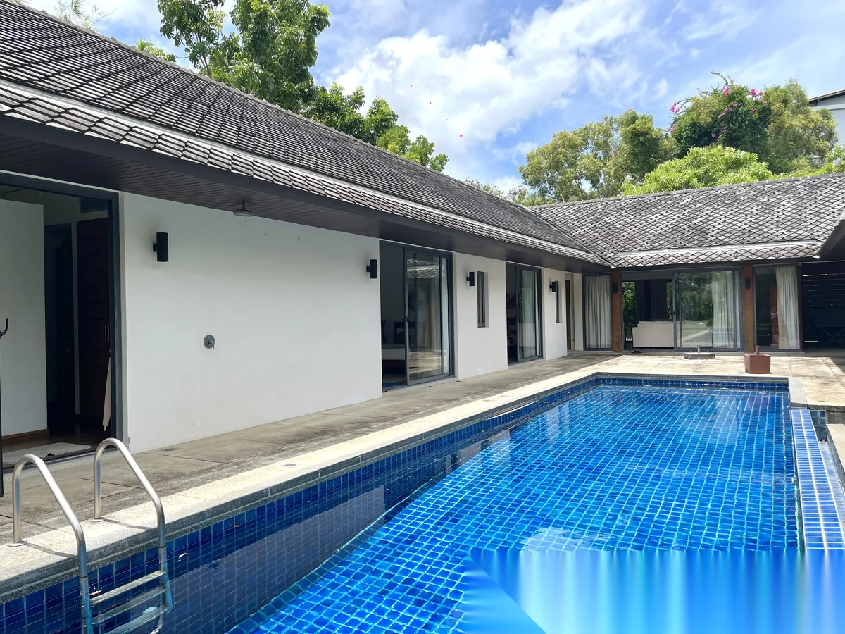 Вилла 3BR в комплексе Rawai Villas · Раваи · Выход к бассейну — фото 27