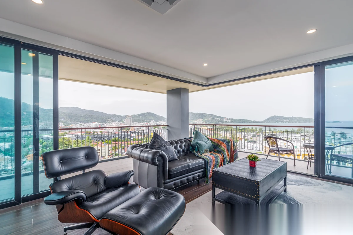 Апартаменты 3BR в ЖК The Bliss Condo by Unity · Патонг · Вид на море — фото 14