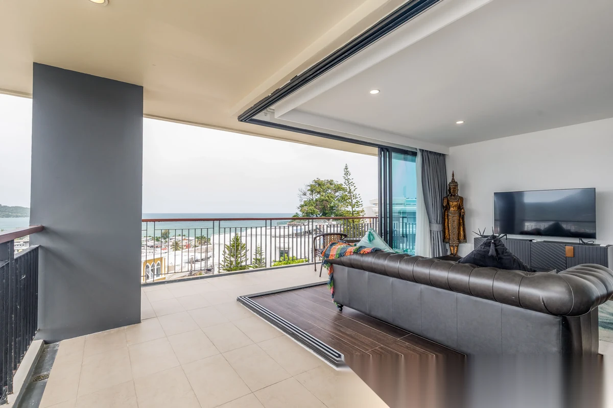 Апартаменты 3BR в ЖК The Bliss Condo by Unity · Патонг · Вид на море — фото 32