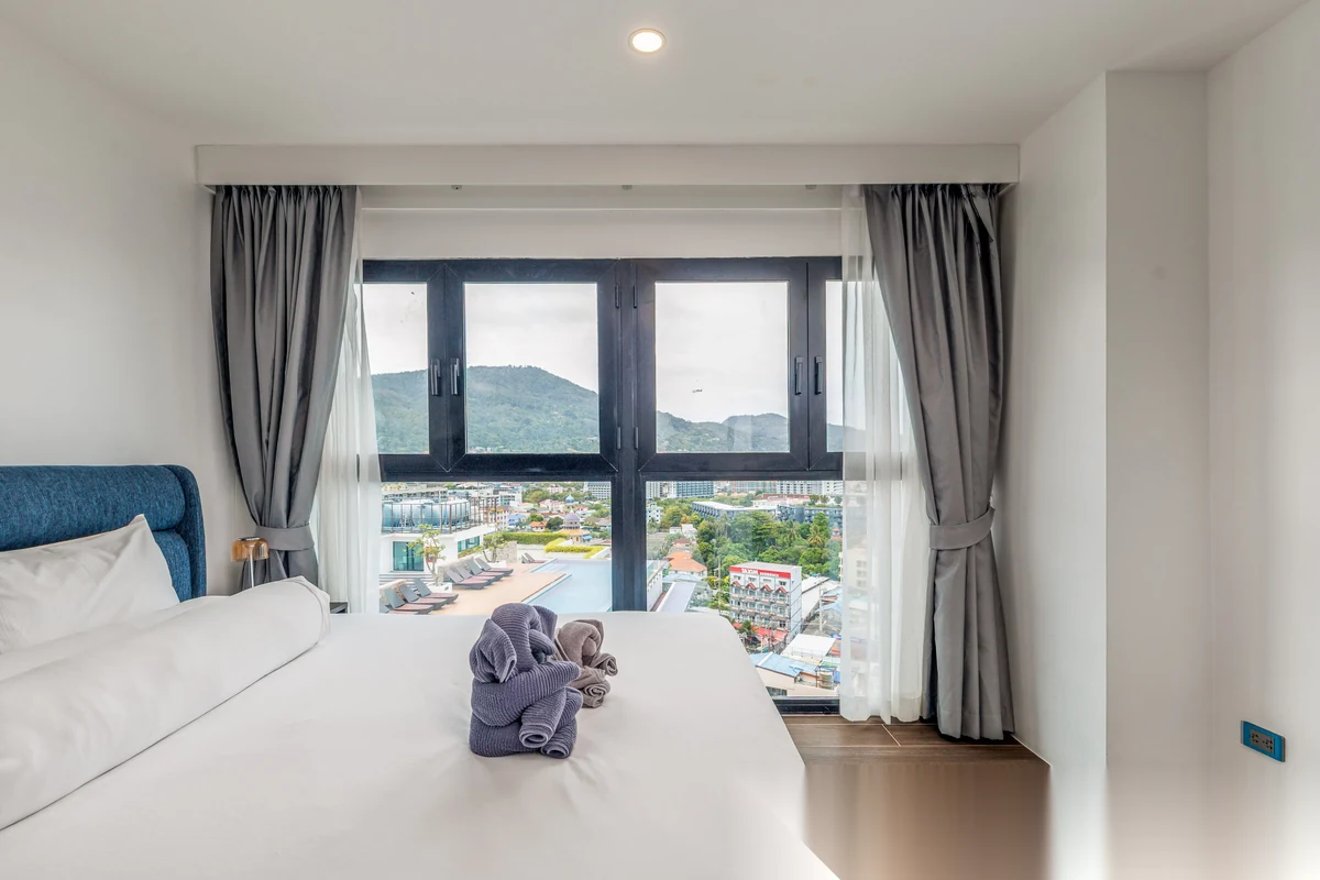 Апартаменты 3BR в ЖК The Bliss Condo by Unity · Патонг · Вид на море — фото 35