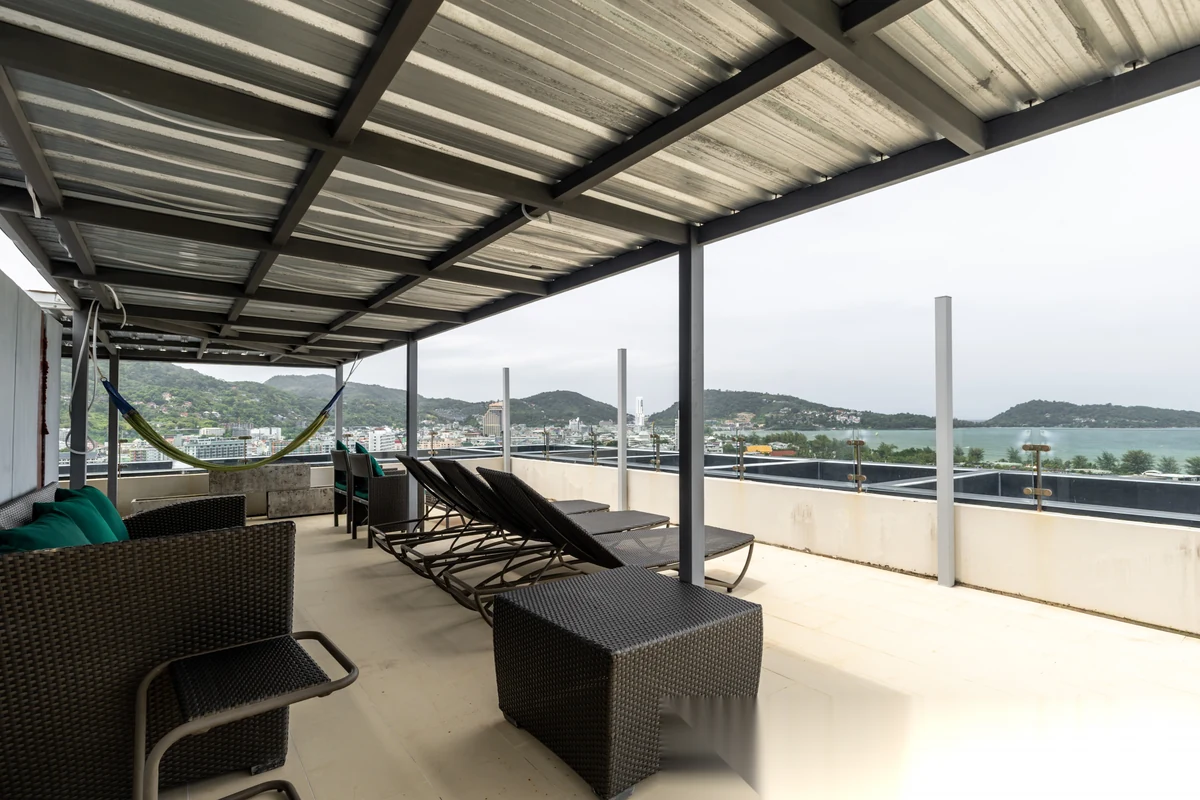 Апартаменты 3BR в ЖК The Bliss Condo by Unity · Патонг · Вид на море — фото 43