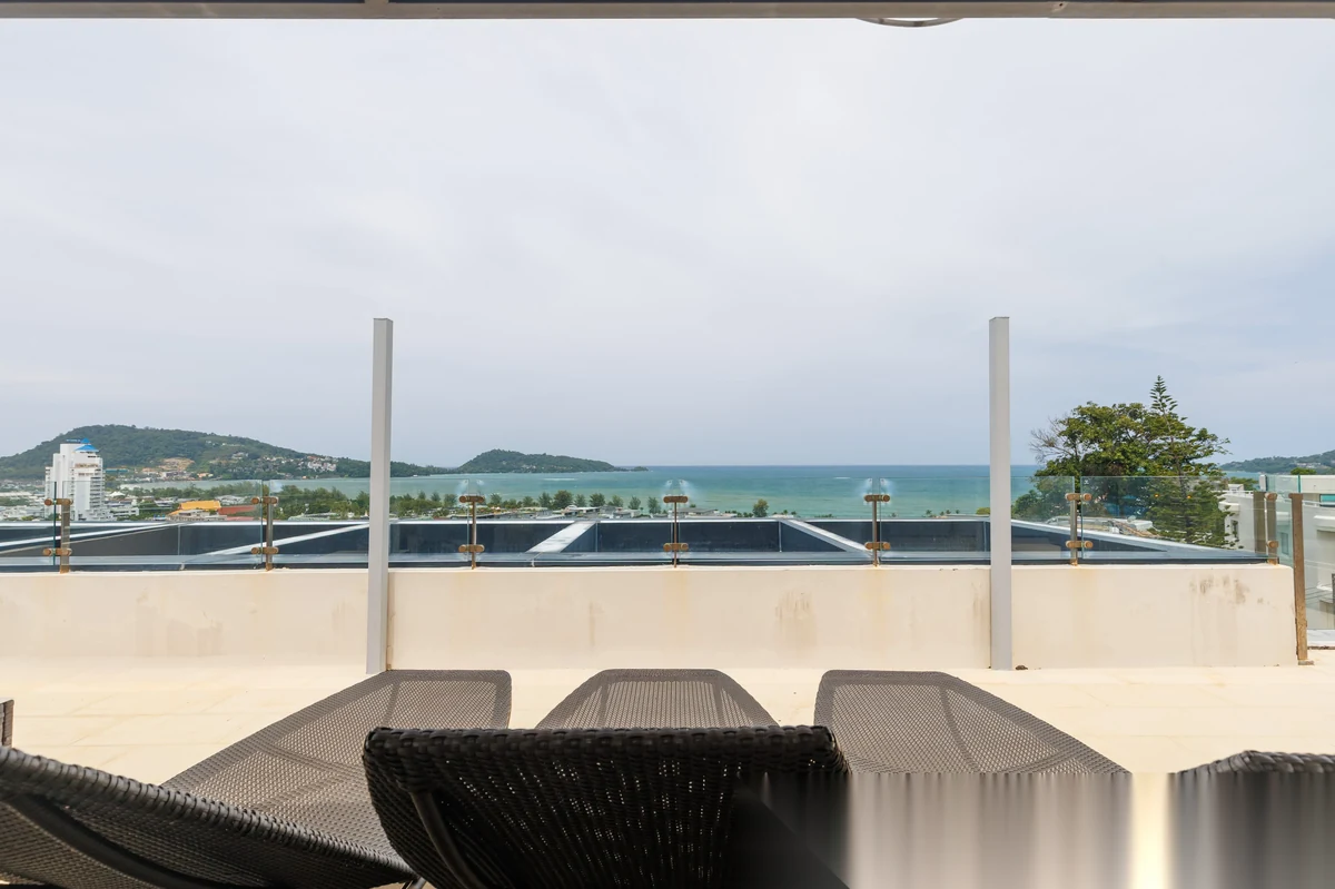 Апартаменты 3BR в ЖК The Bliss Condo by Unity · Патонг · Вид на море — фото 47