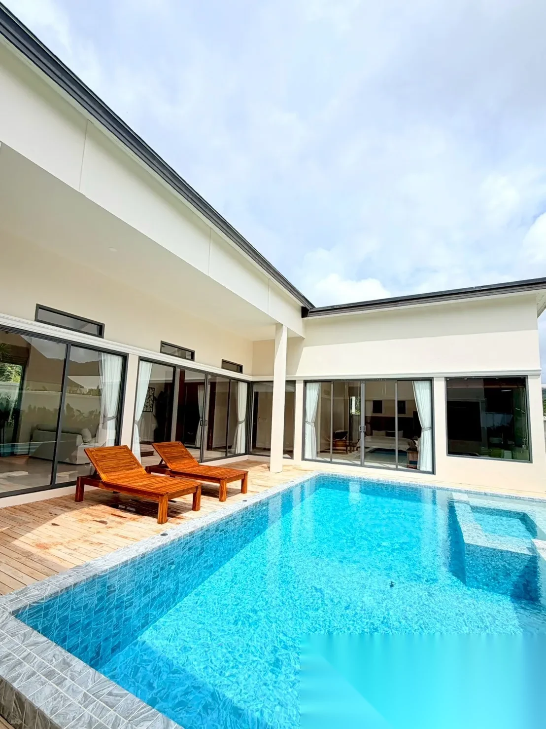 2 Bedroom Villa for rent at Bella Villa Phuket complex · Si Sunthon · Pool View — photo 12