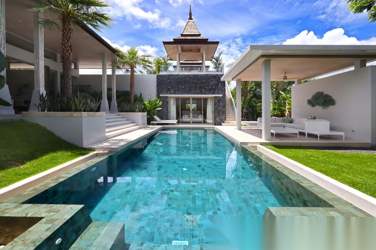4 Bedroom Villa for rent at Botanica The Nature (Phase 8) complex · Si Sunthon · Pool View — photo 3