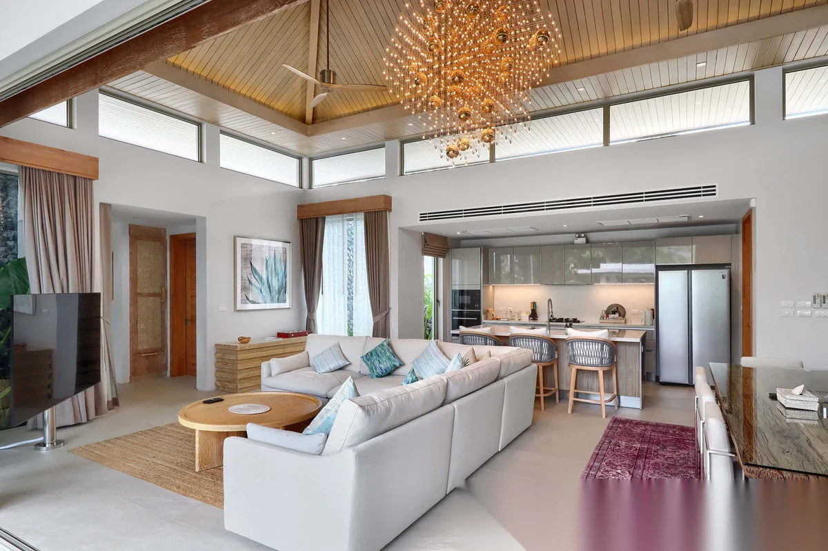 4 Bedroom Villa for rent at Botanica The Nature (Phase 8) complex · Si Sunthon · Pool View — photo 4