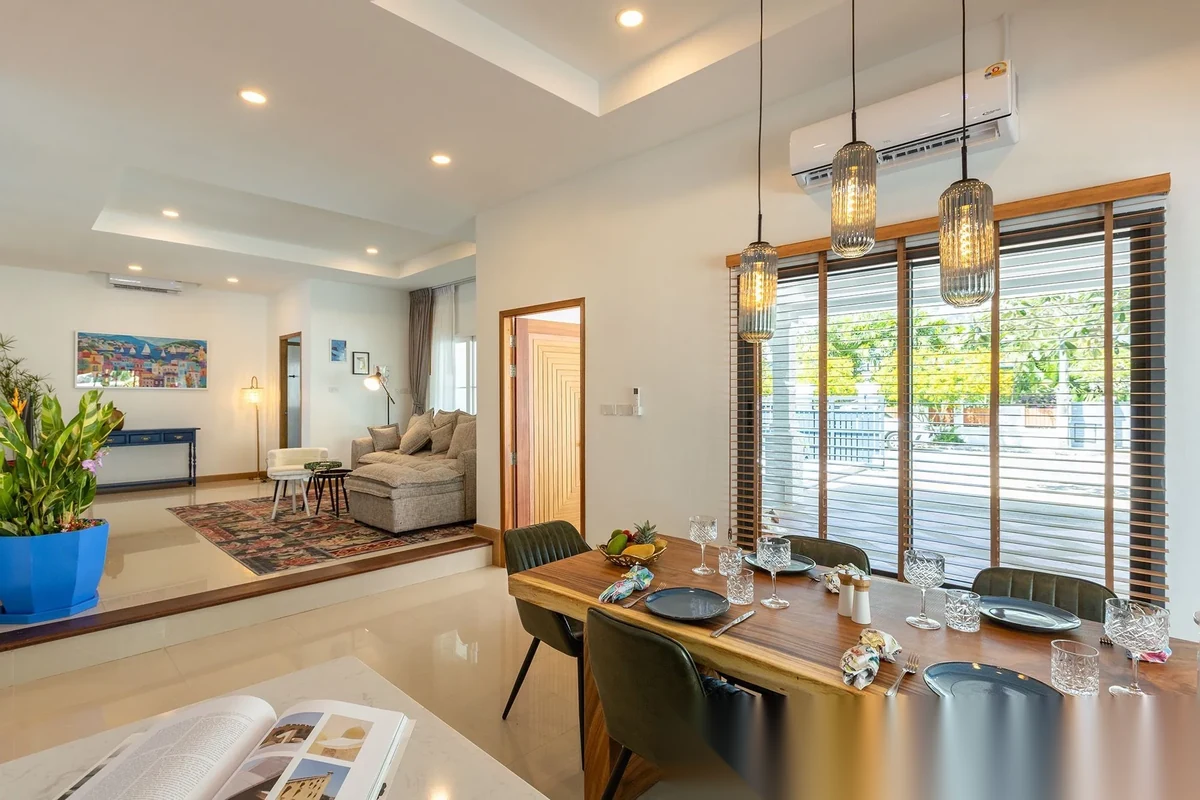 Дом 3BR в комплексе Permsap Villa · Си Сунтон · Вид на бассейн — фото 7