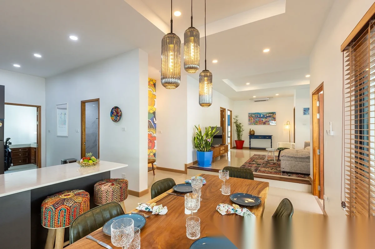 Дом 3BR в комплексе Permsap Villa · Си Сунтон · Вид на бассейн — фото 9