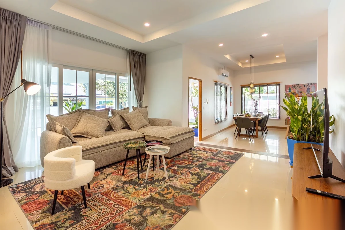 Дом 3BR в комплексе Permsap Villa · Си Сунтон · Вид на бассейн — фото 10