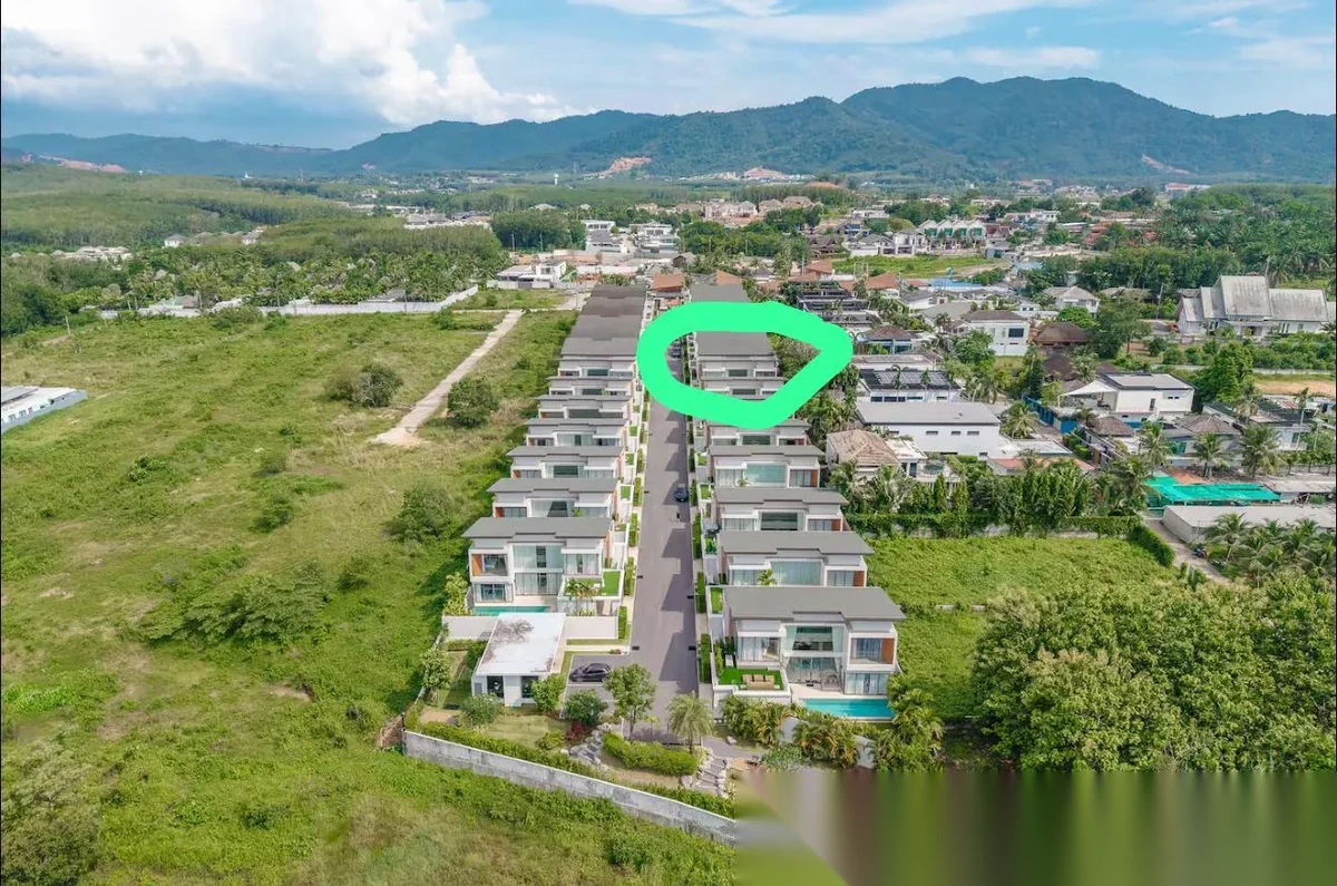 Вилла 3BR в комплексе Zenithy Pool Villa · Си Сунтон · Вид на бассейн — фото 9