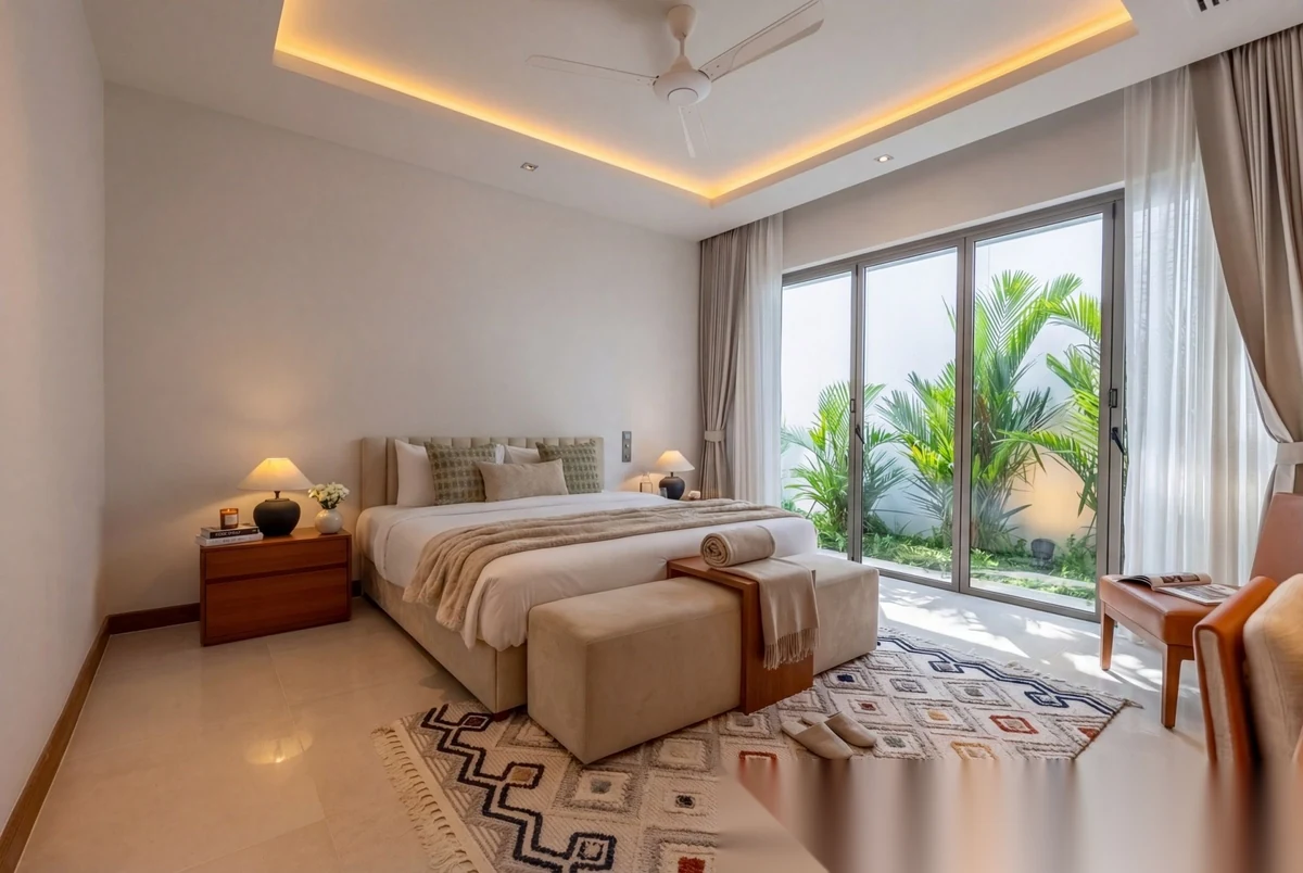 Вилла 4BR в комплексе Anchan Tropicana · Теп Красаттри · Вид на бассейн — фото 5