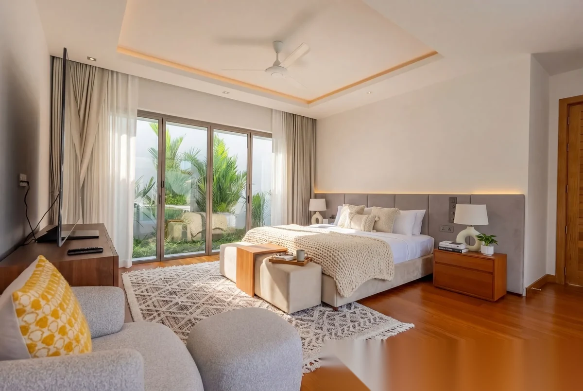 Вилла 4BR в комплексе Anchan Tropicana · Теп Красаттри · Вид на бассейн — фото 11