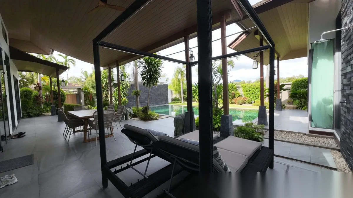 4 Bedroom Villa for rent at The Lake House complex · Si Sunthon · Pool View — photo 3