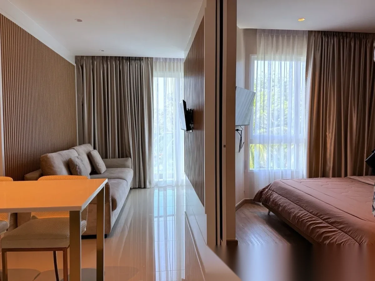 Апартаменты 1BR в ЖК The City Phuket · Кату · Вид в сад — фото 12