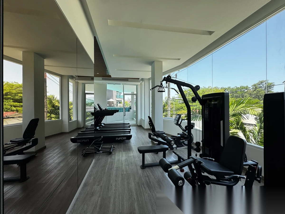 Апартаменты 1BR в ЖК The City Phuket · Кату · Вид в сад — фото 14