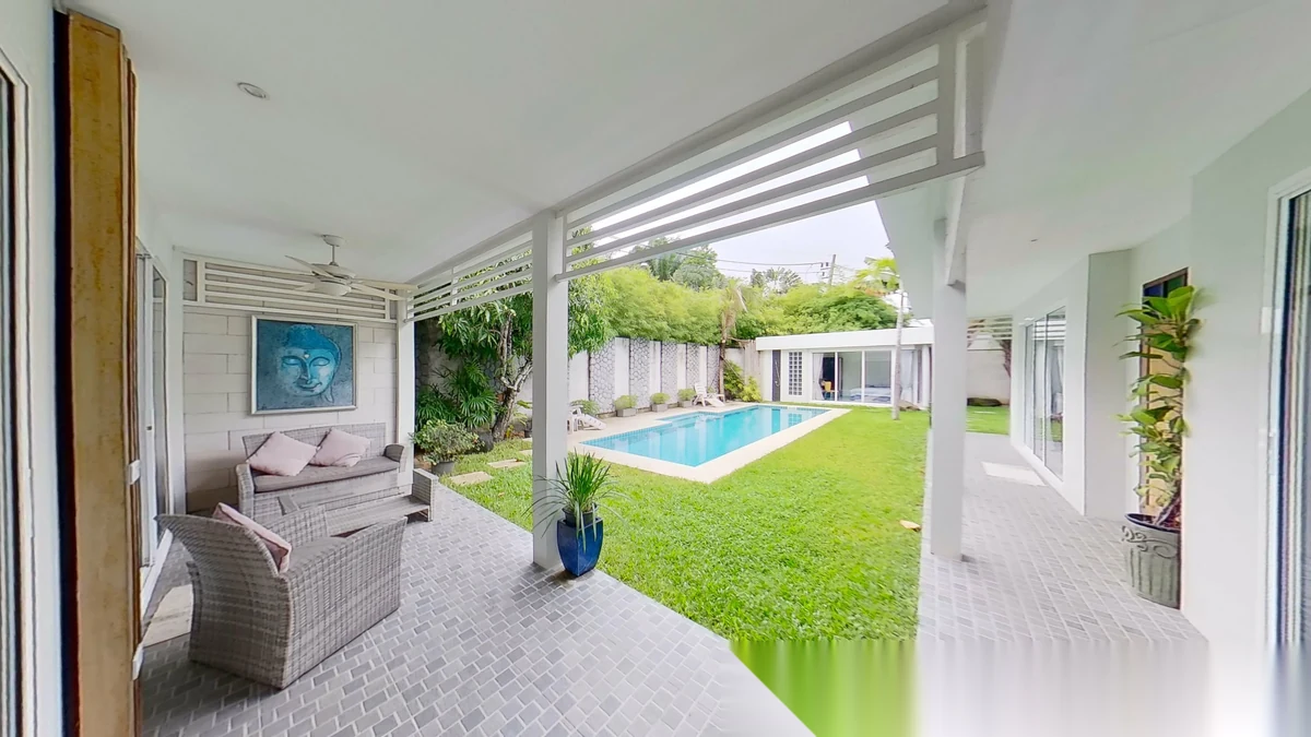 4 Bedroom Villa for rent at 4 Bedroom Private Pool Villa complex · Choeng Thale · Pool View — photo 10