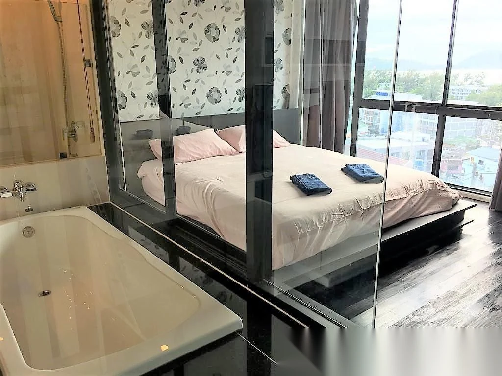 Апартаменты 1BR в ЖК The Unity Patong · Патонг · Частичный вид на море — фото 13