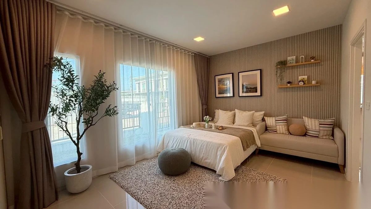 3 Bedroom House for rent at Pruksa Ville Thalang-Thepkasattri complex · Thep Krasattri · Garden View — photo 5