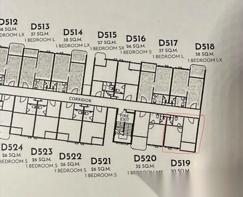 Апартаменты 1BR в ЖК The Title Serenity Naiyang · Саку · Выход к бассейну — фото 27