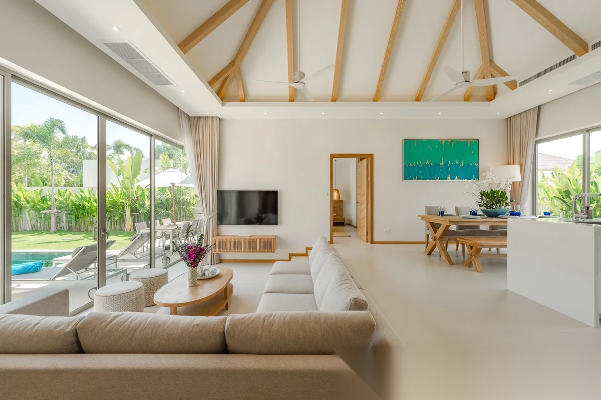 4 Bedroom Villa for rent at Trichada Essence complex · Thep Krasattri · Pool View — photo 5