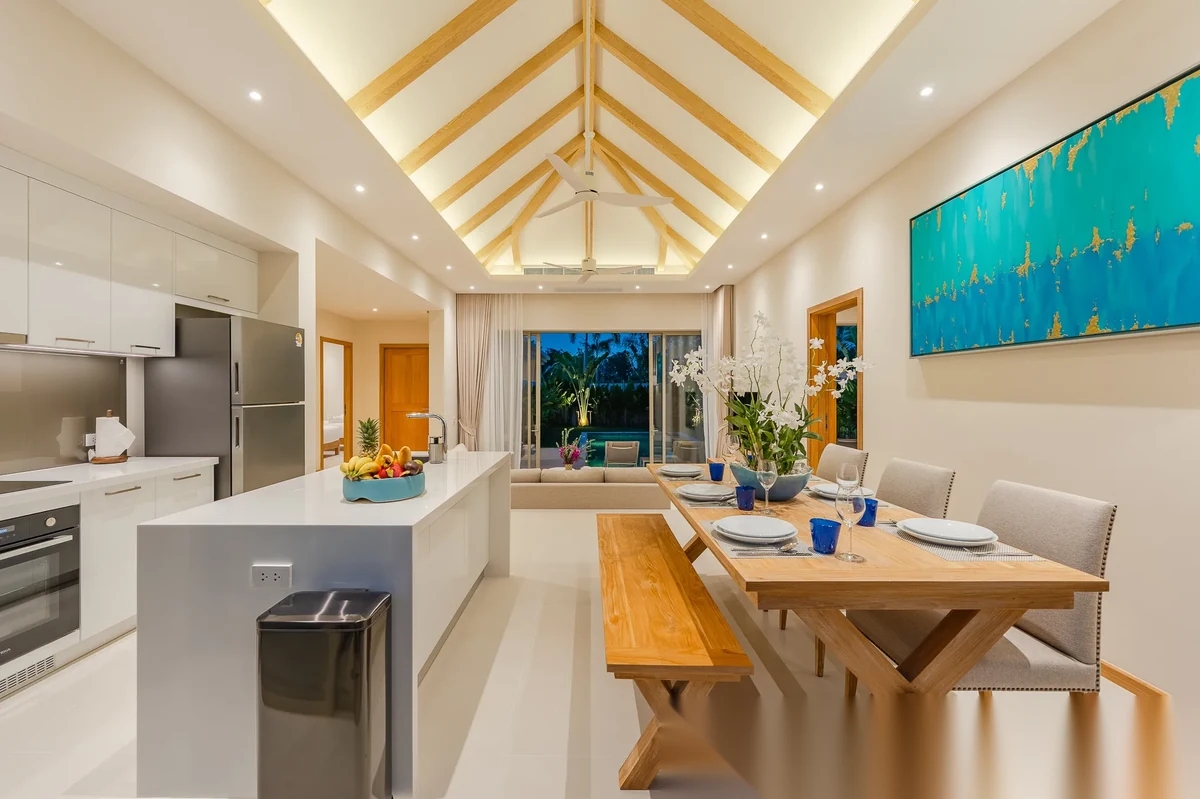 4 Bedroom Villa for rent at Trichada Essence complex · Thep Krasattri · Pool View — photo 6