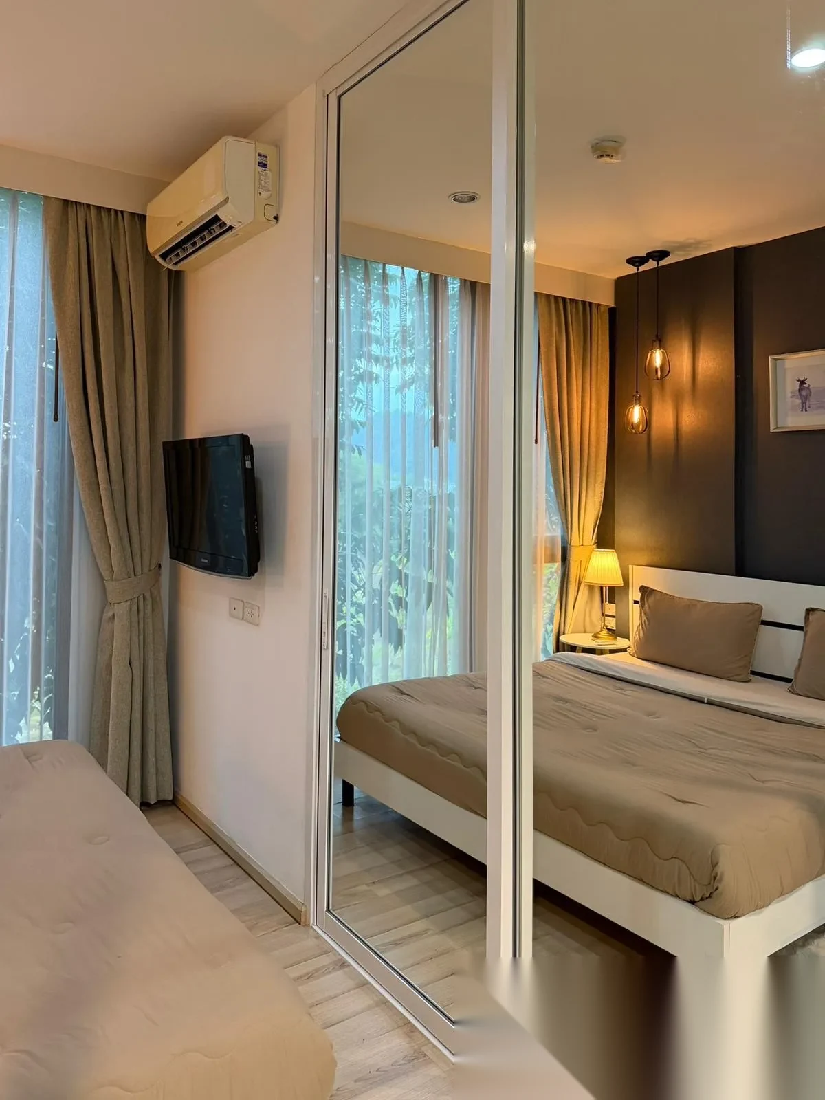 1 Bedroom Apartment for rent at The Base Uptown complex · Phuket Town · Garden View — photo 2
