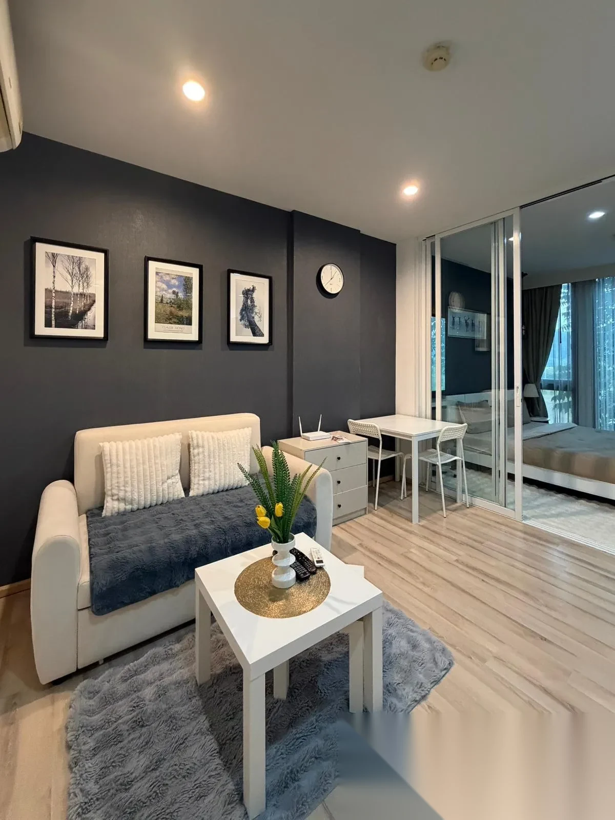 1 Bedroom Apartment for rent at The Base Uptown complex · Phuket Town · Garden View — photo 3