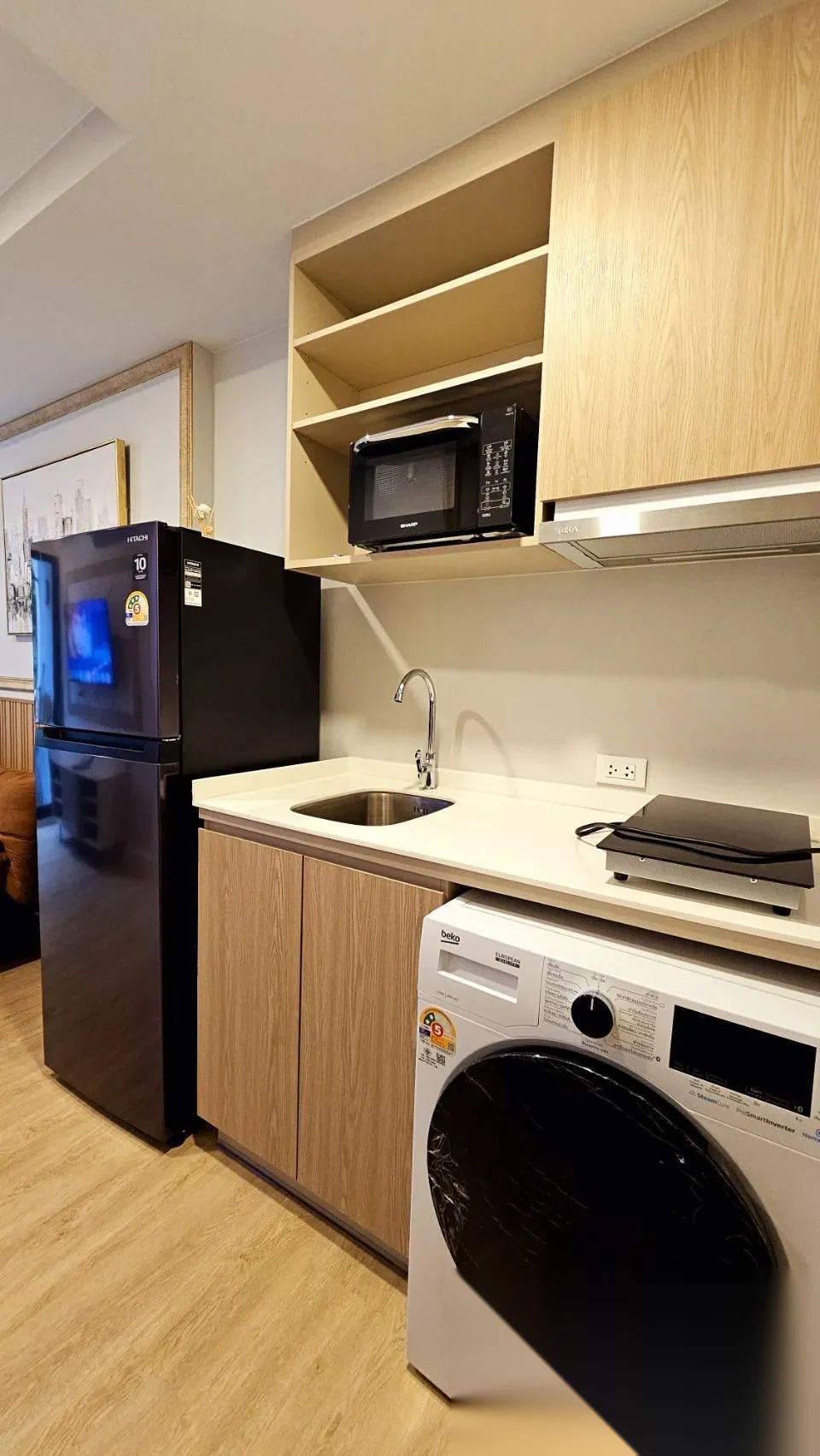 Studio Apartment for rent at The Cube Amaze complex · Si Sunthon · Pool View — photo 3
