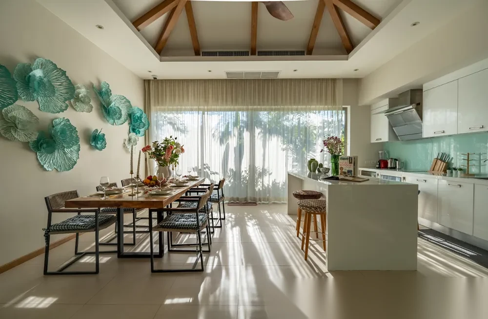 Вилла 3BR в комплексе Trichada Villas · Чернг Тале / Bang Tao · Вид на бассейн — фото 10