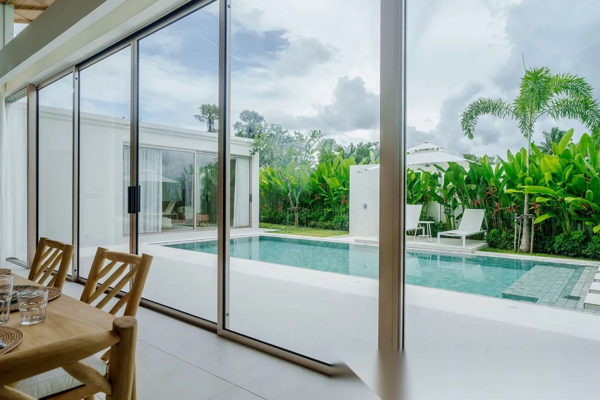 3 Bedroom Villa for rent at Asherah Villas Phuket complex · Thep Krasattri · Pool View — photo 2