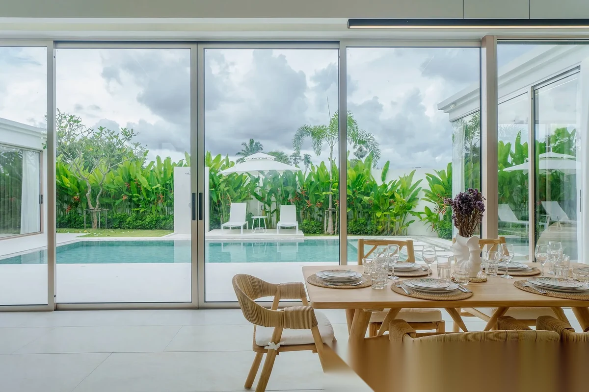 3 Bedroom Villa for rent at Asherah Villas Phuket complex · Thep Krasattri · Pool View — photo 3
