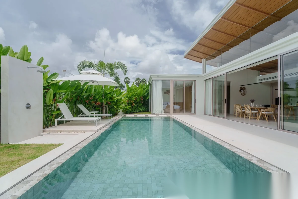 3 Bedroom Villa for rent at Asherah Villas Phuket complex · Thep Krasattri · Pool View — photo 6