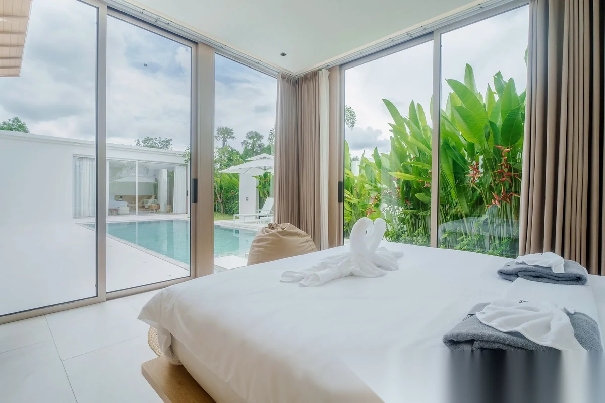 3 Bedroom Villa for rent at Asherah Villas Phuket complex · Thep Krasattri · Pool View — photo 7