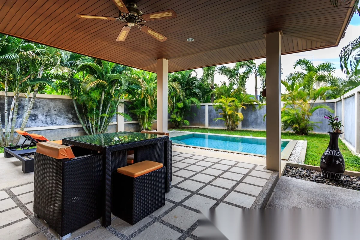 Вилла 1BR в комплексе Phuket Pool Residence · Раваи · Вид на бассейн — фото 5