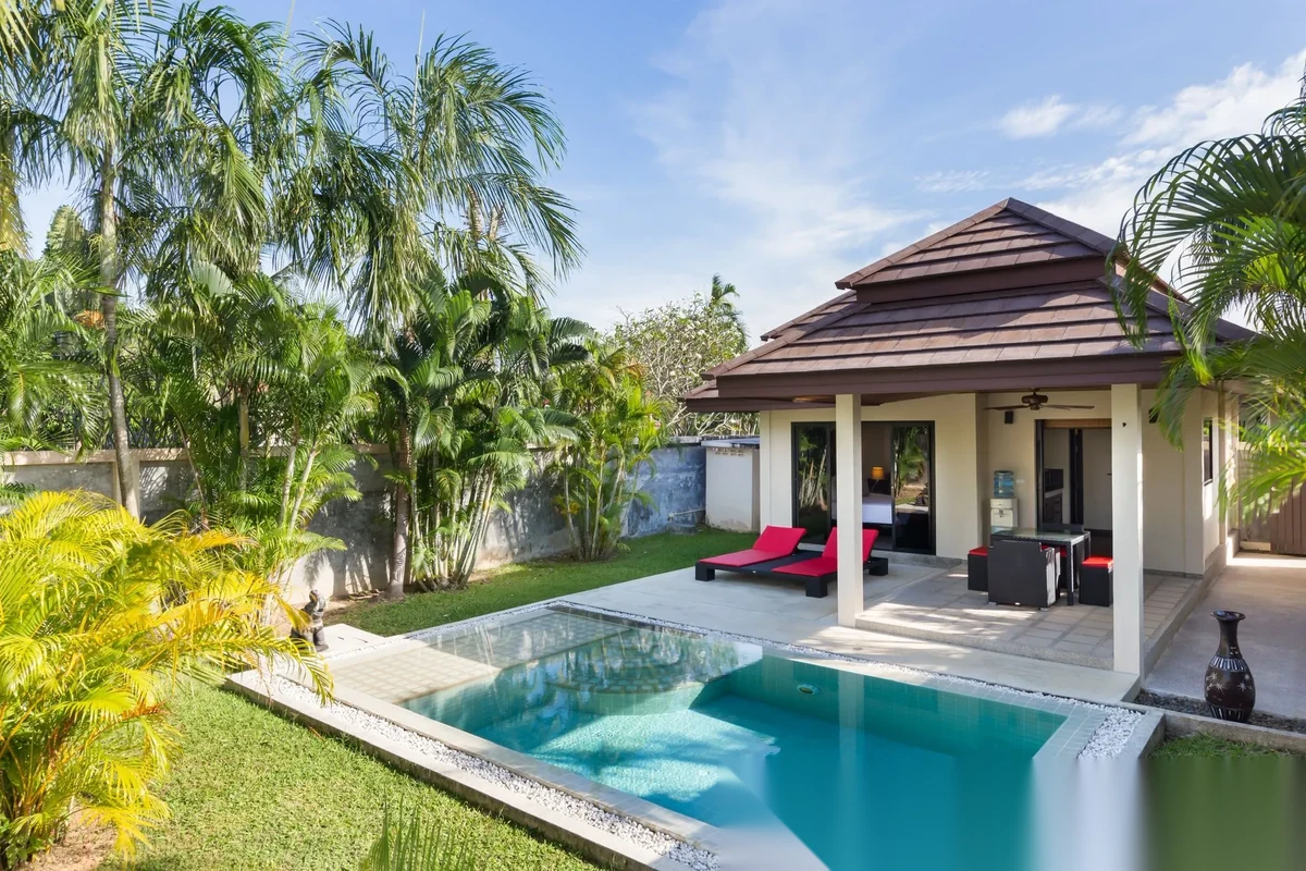 Вилла 1BR в комплексе Phuket Pool Residence · Раваи · Вид на бассейн — фото 2